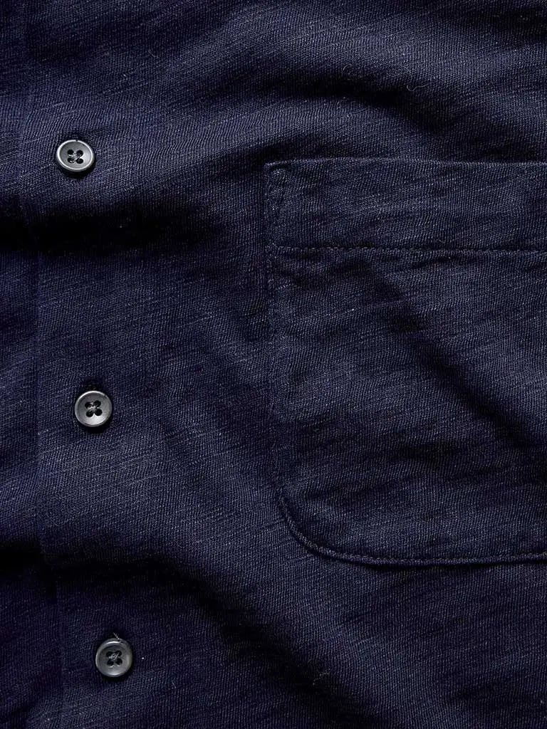 Short Sleeve California Shirt- Rinsed Indigo Taylor Stitch