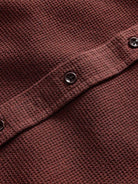 Jack Shirt- Burgundy Waffle Taylor Stitch