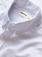 Jack Shirt- Greystone Stripe Oxford Taylor Stitch