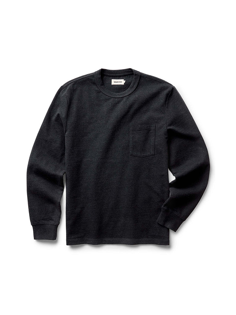 Long Sleeve Shop Tee- Coal Twist Taylor Stitch Tee Shirts