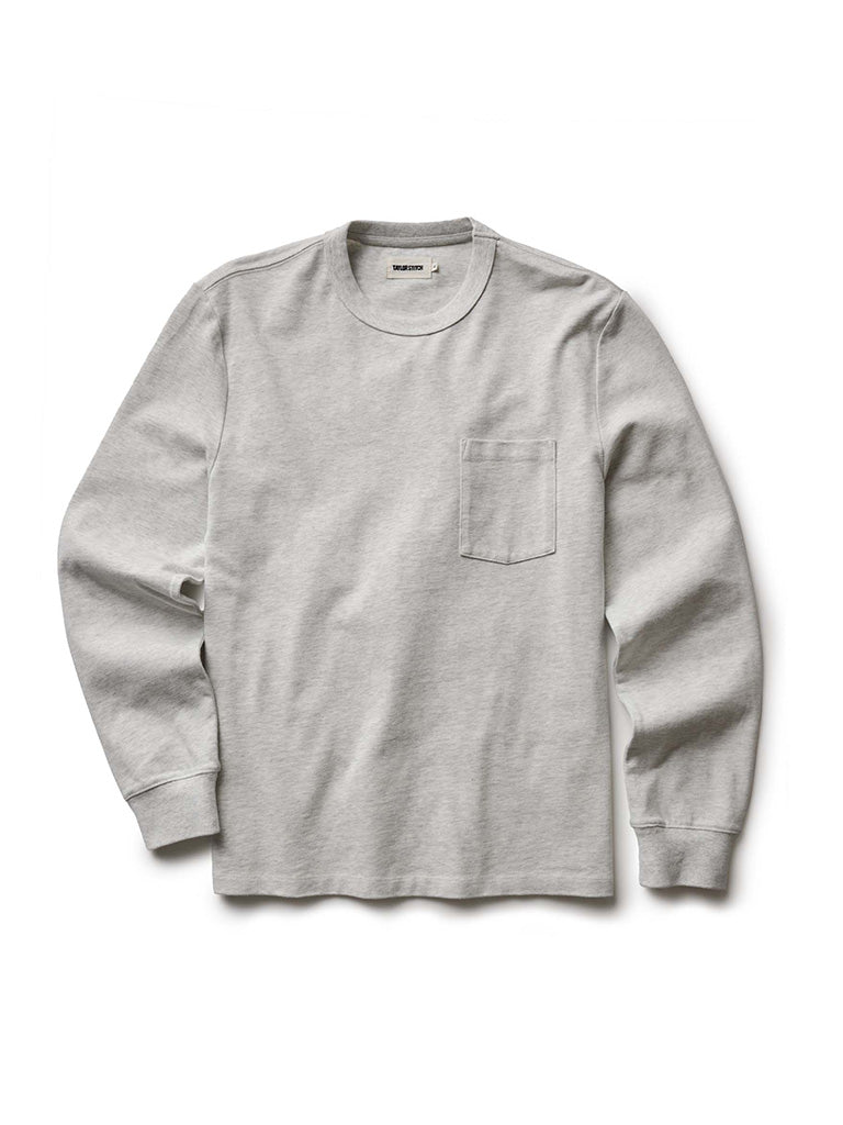 Long Sleeve Shop Tee- Oat Twist Taylor Stitch Tee Shirts