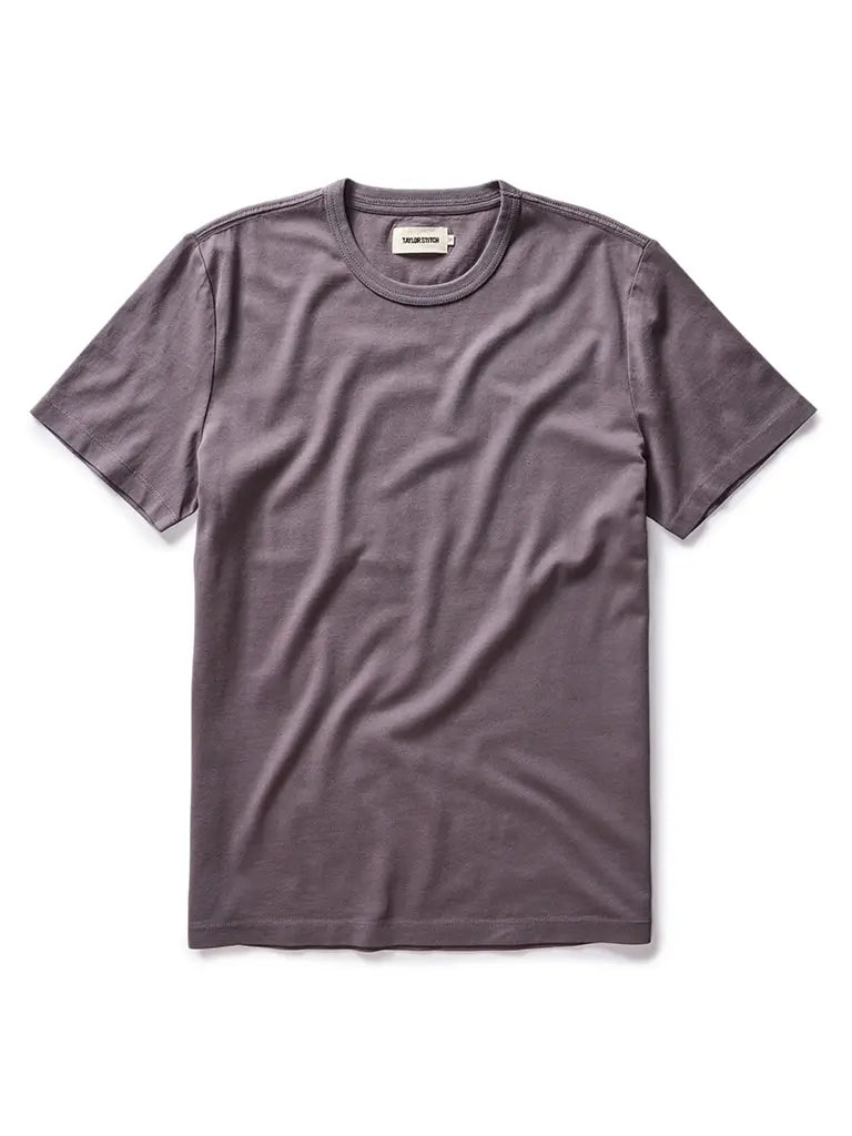 Organic Cotton Tee- Dried Plum - Eames NW