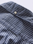 Jack Shirt- Rinsed Indigo Stripe Taylor Stitch