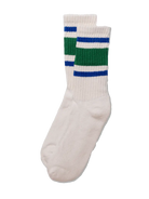 Retro Stripe Sock-Kelly Green/Royal American Trench