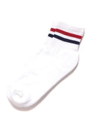 Kennedy Quarter Crew Sock- White - Eames NW