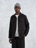 Lomond Overshirt- Black Petal Wax London