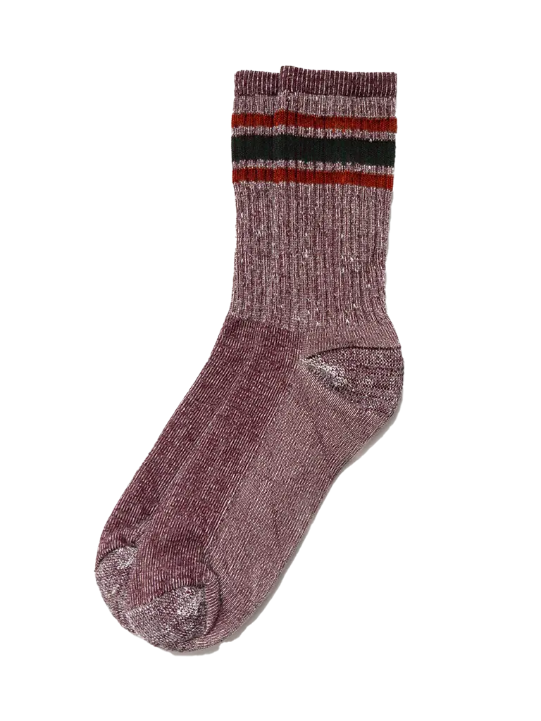 Merino Activity Socks- Maroon - Eames NW