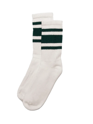 Mono Stripe Sock- Forest Green American Trench