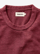 Organic Cotton Shop Tee- Dried Cherry Twist Taylor Stitch Tee Shirts