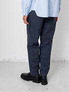 Signal Pant- Dark Navy Slub Linen Folk Pants