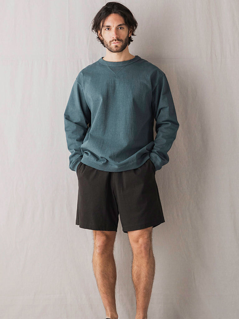 Jackman | Dotsume Rib Long Sleeve Tee- Cloudy Green – Eames NW