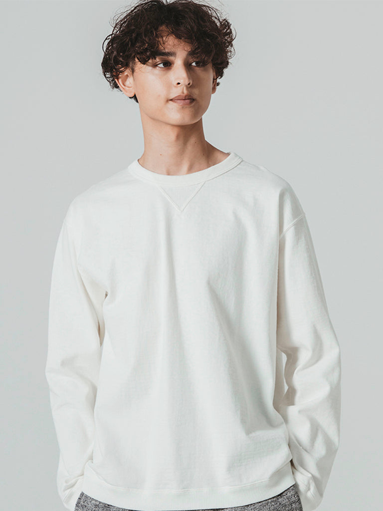 Jackman | Dotsume Rib Long Sleeve Tee- Off White – Eames NW