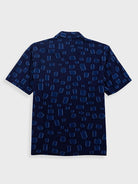 Gabe Shirt- Indigo Irregular Dot Folk Shirts