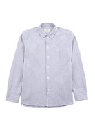Easy Fit Shirt- Soft Blue Mini Check Folk Shirts