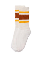 Retro Stripe- Texas Orange/Gold American Trench Socks