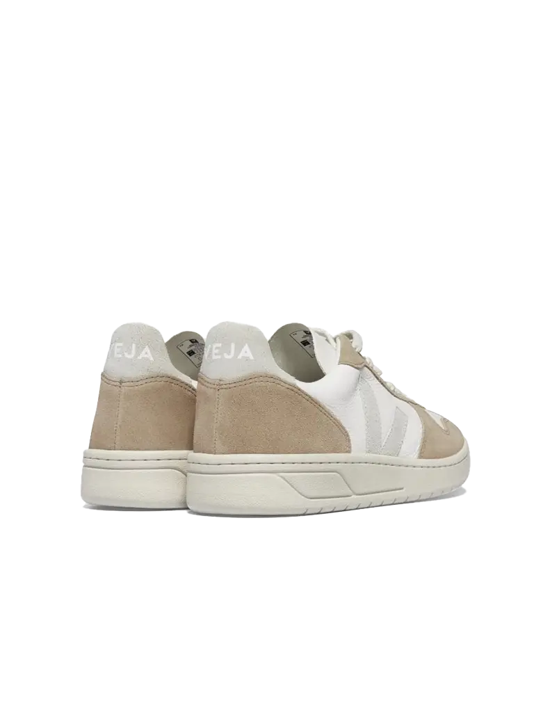 V-10 Chromefree Leather- White/Natural/Sahara - Eames NW