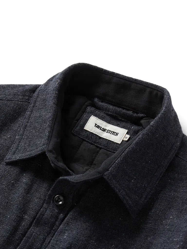 Lined Utility Shirt- Charcoal Donegal