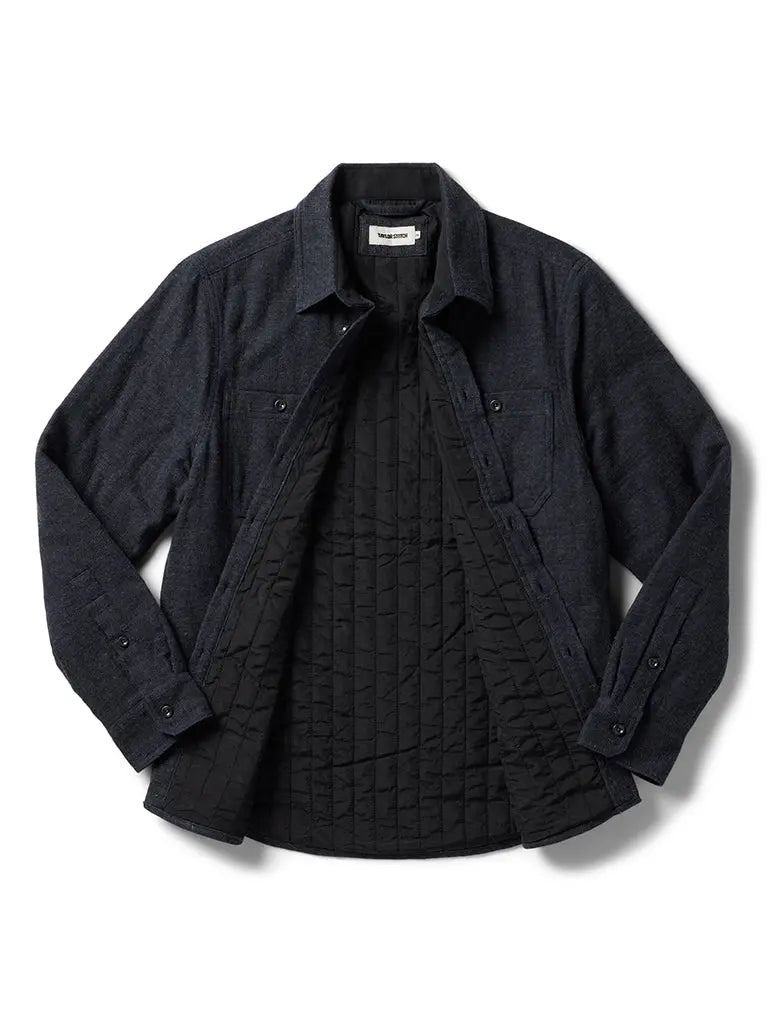 Lined Utility Shirt- Charcoal Donegal