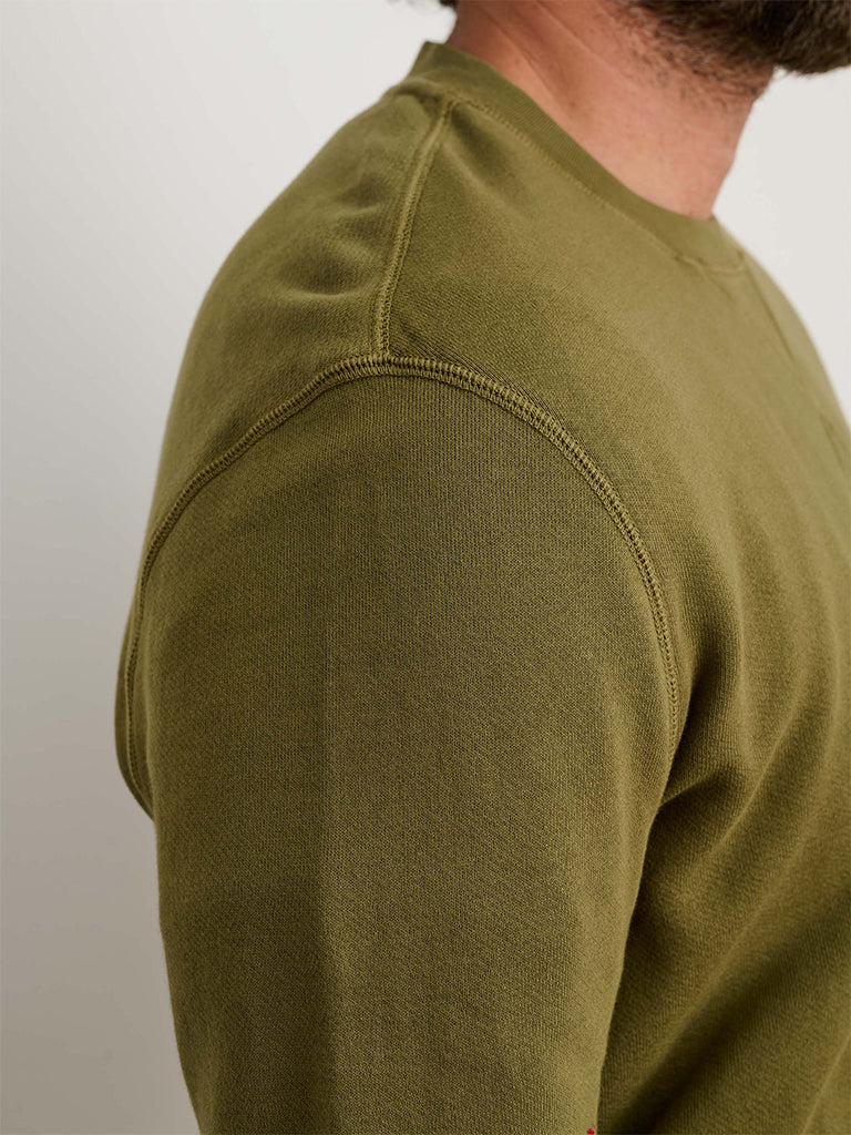 Garment Dyed Lightweight Pullover- Bay Leaf