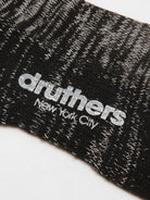 Organic Cotton Defender Crew Socks - Black - Eames NW