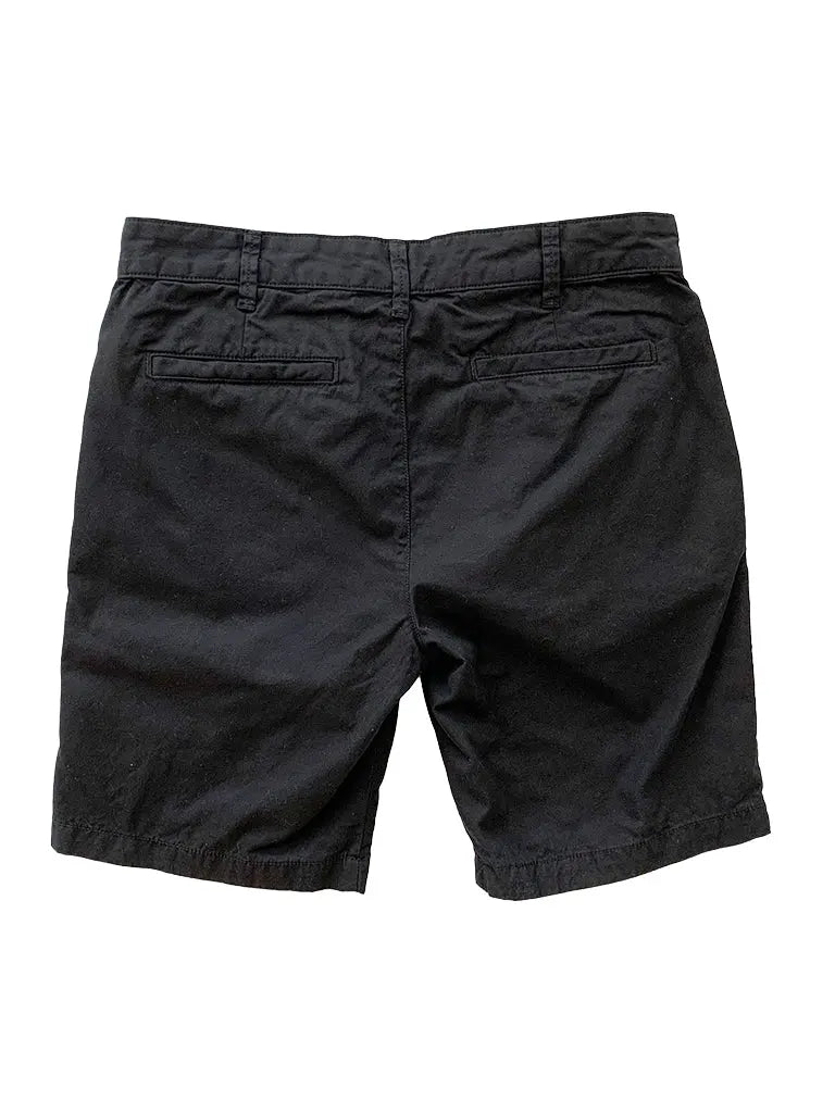 Twill Bermuda Shorts- Black