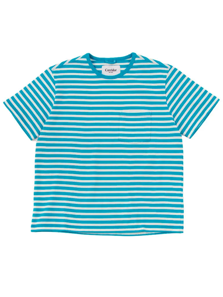 Striped Tee- Blue - Eames NW