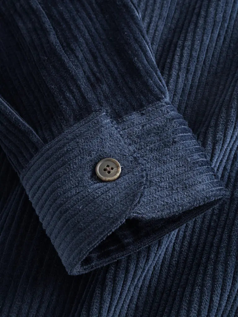 Dense Corduroy Overshirt- Navy - Eames NW