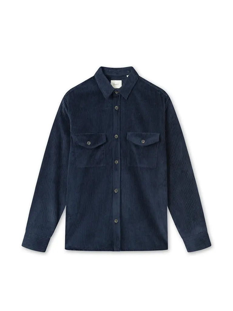 Dense Corduroy Overshirt- Navy - Eames NW