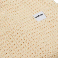 Organic Cotton Waffle Knit Beanie- Off White - Eames NW