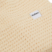 Organic Cotton Waffle Knit Beanie- Off White