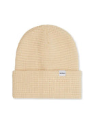 Organic Cotton Waffle Knit Beanie- Off White - Eames NW