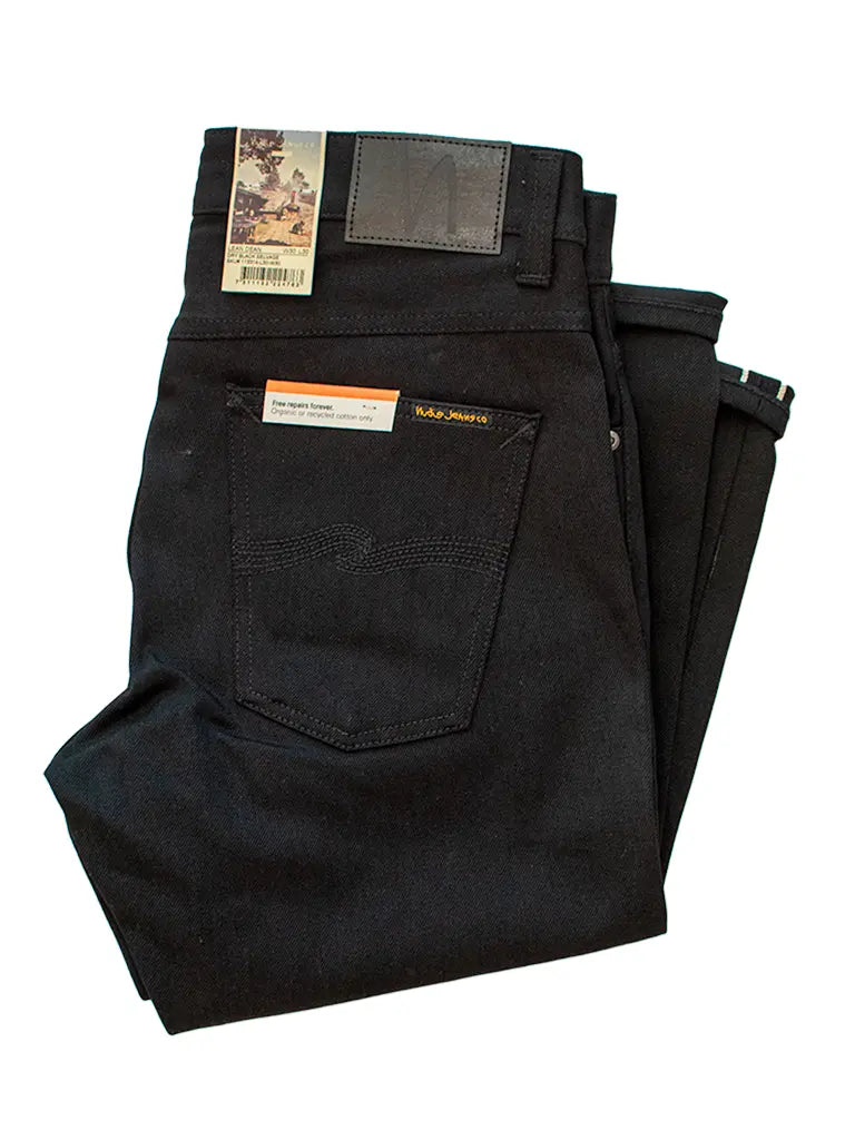 Lean Dean- Dry Black Selvage - Nudie - Denim – Eames NW Lean Dean- Dry Black Selvage - Nudie - Denim – Eames NW
