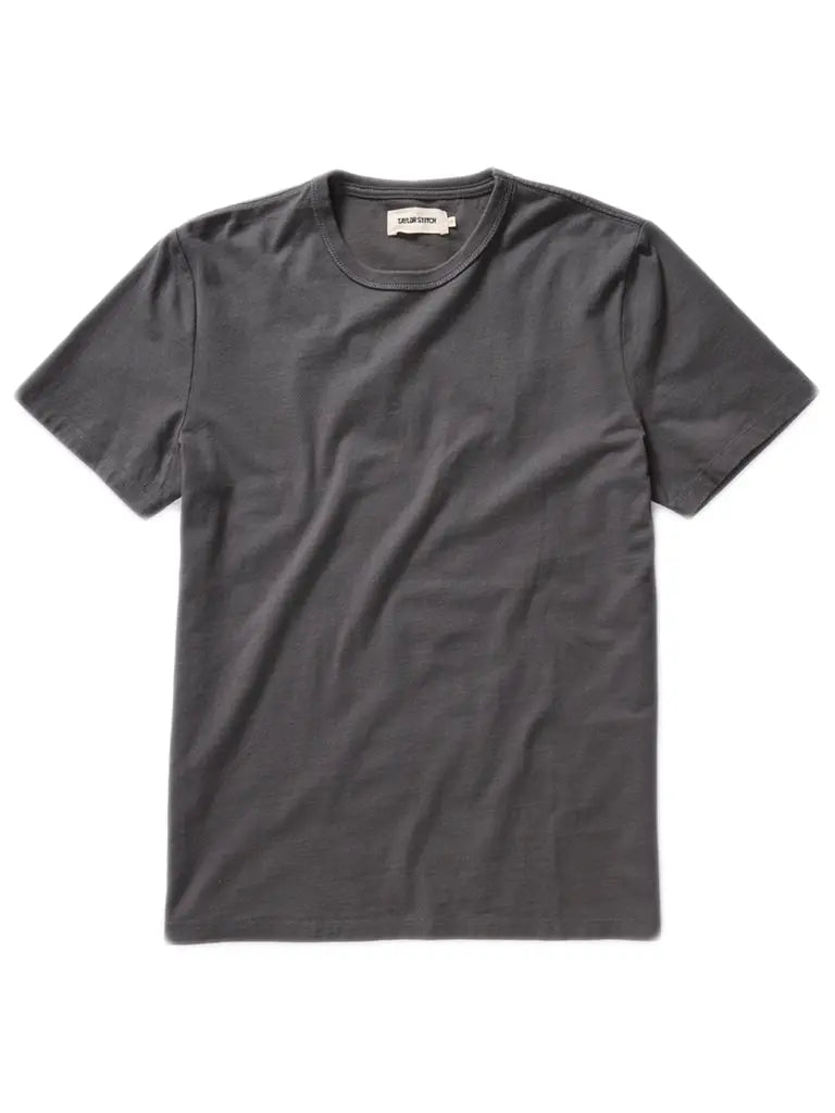 Organic Cotton Tee- Faded Black - Eames NW