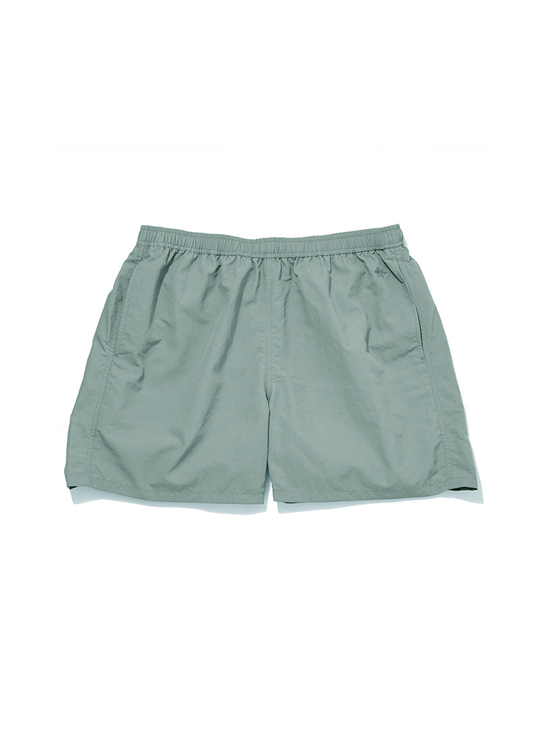 Active Nylon 5" Shorts- Aqua Grey