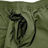 Active Nylon 5" Shorts- Olive Green