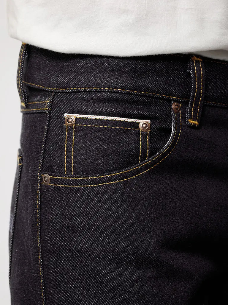新しいエルメス Dry Jackson Gritty Jeans Nudie Maze L30 W29 Selvage