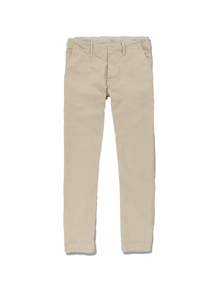 Classic Twill Button Fly Trouser- Khaki - Eames NW