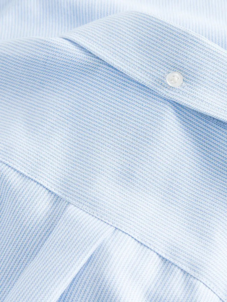 Life Shirt- White/Light Blue