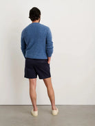 Flat Front Vintage Wash Short- Dark Navy - Eames NW