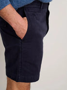 Flat Front Vintage Wash Short- Dark Navy - Eames NW