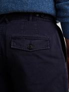 Flat Front Vintage Wash Short- Dark Navy - Eames NW