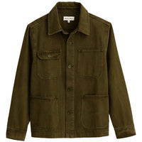 Garment Dyed Work Jacket- Military Olive