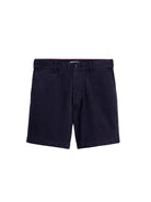 Flat Front Vintage Wash Short- Dark Navy - Eames NW