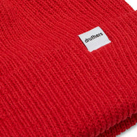 1 x 1 Ribbed Beanie- Red - Eames NW