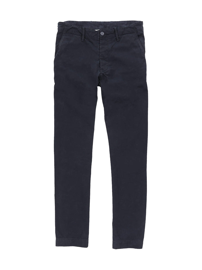 Classic Twill Button Fly Trouser- Navy