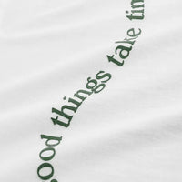 Pacific T-Shirt- White/Dark Green - Eames NW