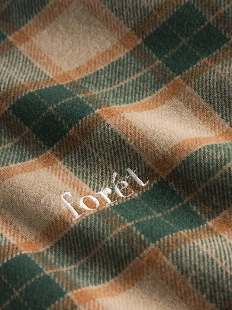 Pillar Shirt- Dark Green Check - Eames NW