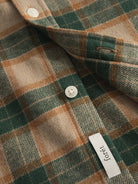 Pillar Shirt- Dark Green Check - Eames NW