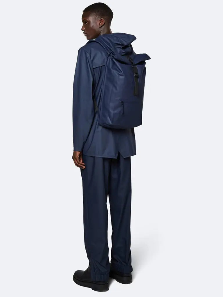 Rolltop Rucksack Blue Rains Eames NW