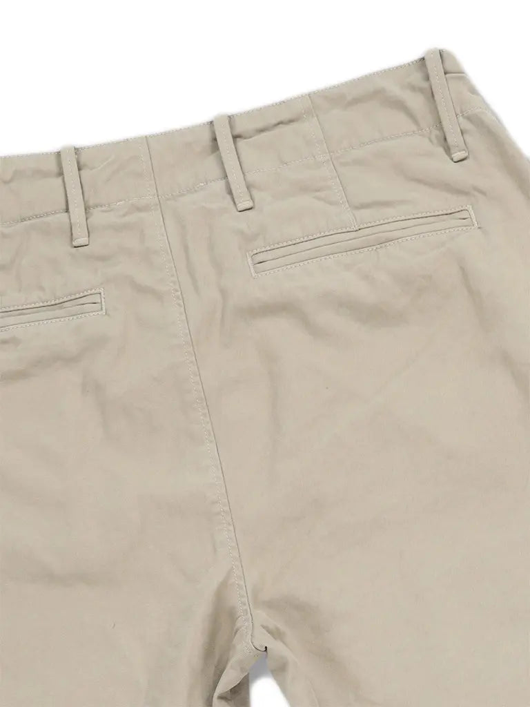 Classic Twill Button Fly Trouser- Khaki